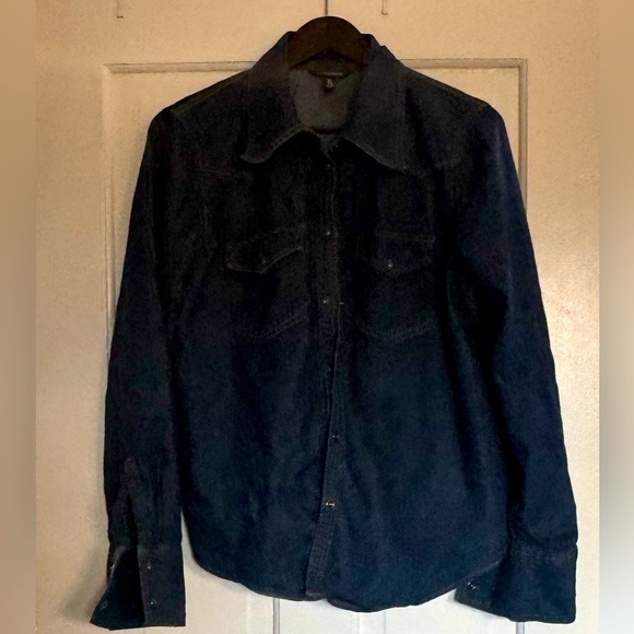 Banana Republic Western Denim Shirt NWOT - Picture 4 of 4